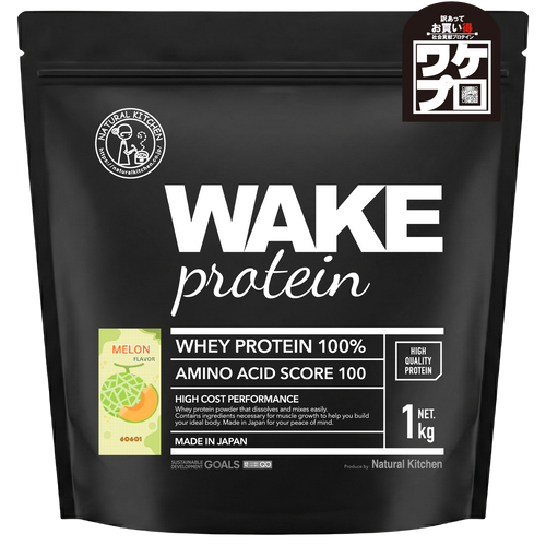 60601 WAKEPRO ホエイプロテイン メロン風味500ｇ