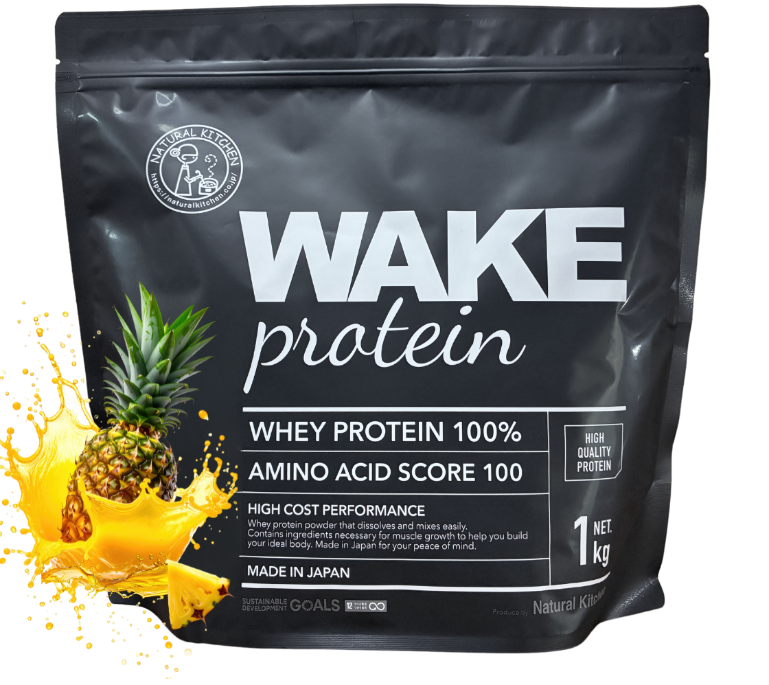 50401 WAKEPRO ホエイプロテイン ベリー風味 国内製造１ｋｇ